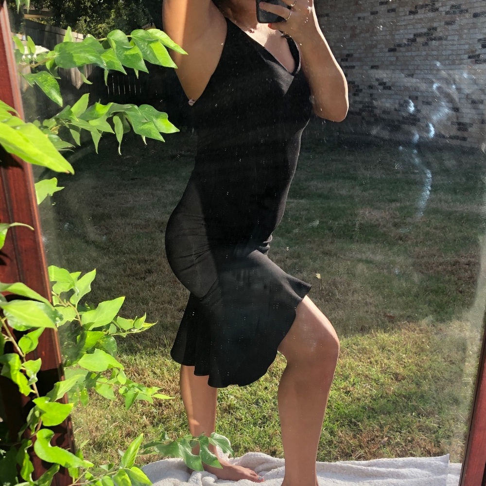 Black salsa dress